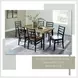 Blondon Brown And Black 7 Piece Dining Set