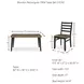 Blondon Brown And Black 7 Piece Dining Set