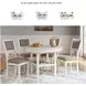 Erinberg Antique White 5 Piece Dining Set