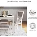 Erinberg Antique White 6 Piece Dining Set