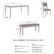 Erinberg Antique White 6 Piece Dining Set