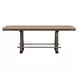Transitions Driftwood and Sable Extendable Rectangular Counter Height Dining Room Set