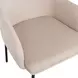 Sydney Taupe Performance Fabric Upholstered Arm Chair Set of 2