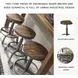 Torjin Brown and Gray Adjustable Stool Set of 2