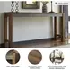 Torjin Brown and Gray Long Counter Height Dining Table