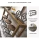 Torjin Brown and Gray Long Counter Height Dining Table