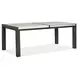 Plum Creek Ravenwood Black and White 80" Rectangular Dining Table