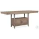 Paxton Place Dovetail Grey Extendable Counter Height Dining Table