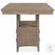 Paxton Place Dovetail Grey Extendable Counter Height Dining Table