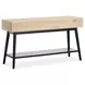 Craftsman Ridge Driftwood and Black Rectangular Sofa Table