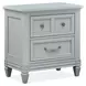 Glenbrook Pebble 2 Drawer Nightstand with USB Charging