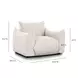Saint Tropez Sand Upholstered Lounge Chair