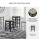 Mirimyn Black Bar Stool Set of 2