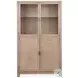 Ainsley Cerused Khaki Display Cabinet