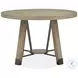 Ainsley Cerused Khaki 48" Round Dining Table