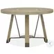 Ainsley Cerused Khaki 48" Round Dining Table