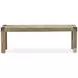 Ainsley Cerused Khaki Bench