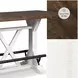 Valebeck White And Brown Counter Height Dining Table