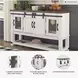 Valebeck White and Brown Server