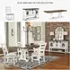 Valebeck White and Brown Server