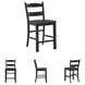 Valebeck Black And Brown Bar Stool Set of 2