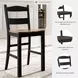 Valebeck Black And Brown Bar Stool Set of 2