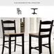 Valebeck Black And Brown Bar Stool Set of 2