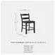 Valebeck Black And Brown Bar Stool Set of 2