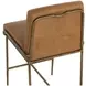 Corvin Tan Leather Upholstered Counter Height Stool