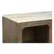 Westbourne Dark Umber and White 2 Door Marble Top Sideboard