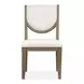 Westbourne White Upholstered Side Chair Set of 2