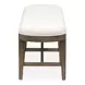 Westbourne White Upholstered Dining Bench
