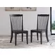 Mendinfort Black Side Chair Set Of 2