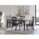 Mendinfort Grayish Brown and Black Dining Table