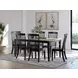 Mendinfort Grayish Brown and Black Dining Table