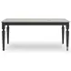 Mendinfort Grayish Brown and Black Dining Table
