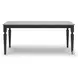 Mendinfort Grayish Brown and Black Dining Table
