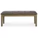 Broxtyn Light Brown Upholstered Dining Bench