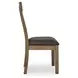 Broxtyn Light Brown Upholstered Dining Chair