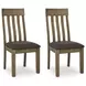 Broxtyn Light Brown Upholstered Dining Chair