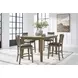 Broxtyn Light Brown Extendable Rectangular Counter Height Dining Room Set