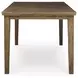 Broxtyn Light Brown 78" Extendable Rectangular Counter Height Dining Table