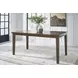Broxtyn Light Brown Extendable Rectangular Counter Height Dining Room Set