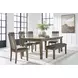 Broxtyn Light Brown 78" Extendable Rectangular Dining Table