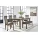 Broxtyn Light Brown Extendable Rectangular Dining Room Set