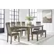 Broxtyn Light Brown 78" Extendable Rectangular Dining Table