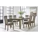 Broxtyn Light Brown 78" Extendable Rectangular Dining Table