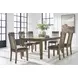Broxtyn Light Brown Extendable Rectangular Dining Room Set