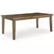 Broxtyn Light Brown 78" Extendable Rectangular Dining Table