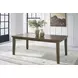 Broxtyn Light Brown 78" Extendable Rectangular Dining Table